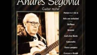 Mendelssohn -Andrés Segovia- Guitar Recital - Song without words for piano No 9 E major