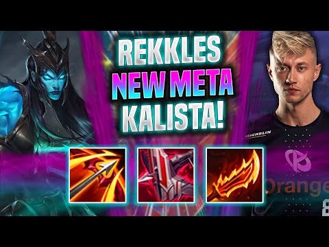 REKKLES IS INSANE WITH KALISTA NEW META TOP! - KC Rekkles Plays Kalista Top vs Lucian! | Season 2022