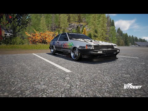 CARXSTREET PC C6 AE86 (EVX engine) RACE TUNED  NO CHEAT AND MODS