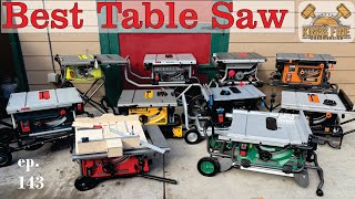 The BEST 10" Jobsite / Compact Table Saw? Detailed Comp