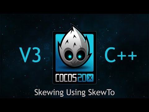 Cocos2d x v3 C Tutorial 26 Skewing Using SkewTo
