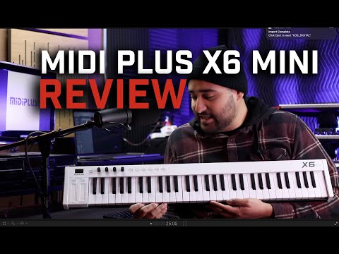 midiplus X4 mini MIDI Keyboard Controller, White video review thumbnail