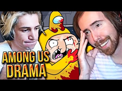 A͏s͏mongold Comments on xQc Among Us DRAMA (ft. Mcconnell)