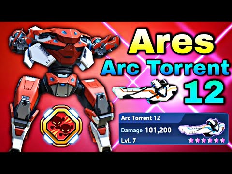Maxed Arc Torrent 12 Ares⚡- Complete Dominance 💥 || Mech Arena Overpowered Weapon
