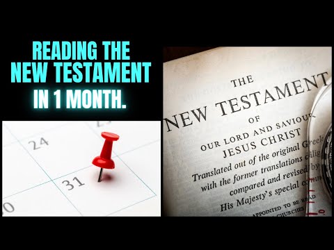 How to Read the New Testament in One Month | Recovery From Failed Reading Plans