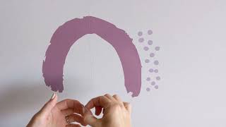 Rainbow Wall Decal Instructional Video