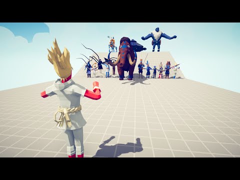 SUPER PEASANT vs BOSS UNITS Team - Totally Accurate Battle Simulator TABS