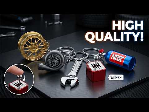 Cool Car Themed Accessories Keychains by iSpeedyTech Review
