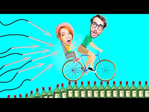 HO COMPLETATO IL LIVELLO IMPOSSIBILE AL 99.999% DI HAPPY WHEELS!