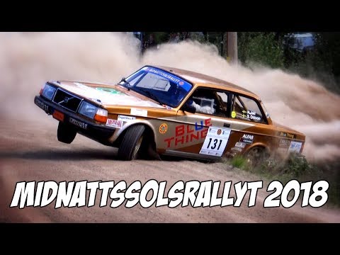 Best of Midnattssolsrallyt 2018 - Kriser, avåk, rull & häftig bilåka!