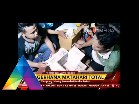REPORTASE PAGI - Teropong Murah Meriah Untuk Melihat Gerhana