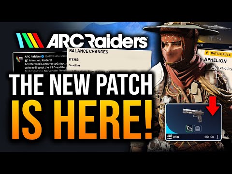 ARC Raiders - New Patch! Venator Nerf, Map Update & Free Blueprint!