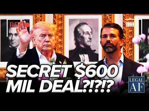🚨 Trump CAUGHT FUNNELING $600 Mil DEAL to Don Jr. Through PENTAGON?!?!