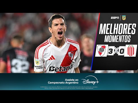 NACHO FERNÁNDEZ marca, RIVER PLATE vence Barracas e vai às quartas do Argentino | MELHORES MOMENTOS