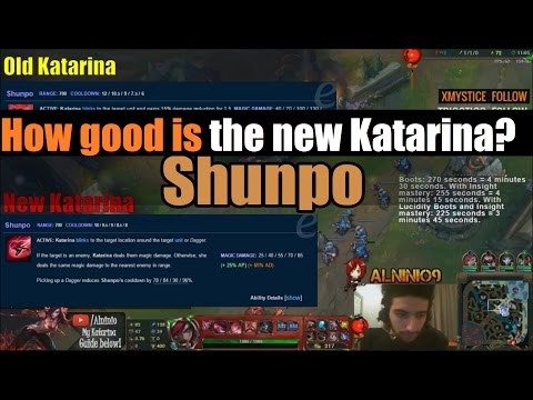 ►How strong is Katarina's Rework? | Comparing Old & New Scalings | League Of Legends