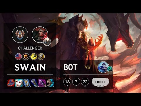 Swain Bot vs Ashe - NA Challenger Patch 10.16