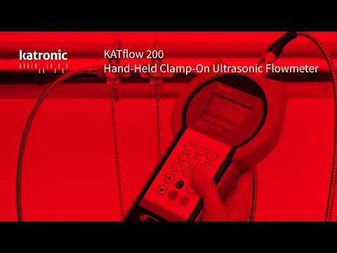Débitmètre portable à ultrasons intuitif KATflow 200 - Katronic - pour industrie, production électrique, pharmaceutique, eaux et services des bâtiments_1