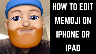 How to Edit Memoji on iPhone or iPad