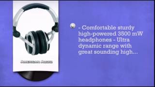 Video thumbnail for American Audio HP700 Professional Headphones - DJkit.com by djkit®