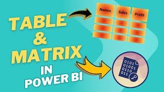 Power Bi 4: Unleashing The Power of Tables & Matrices For Dynamic Data Analysis#excel #powerbi