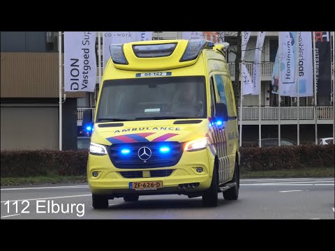A1 09-520 Academie voor Ambulancezorg & Ambulances 04-108 & 04-162 met spoed in Zwolle
