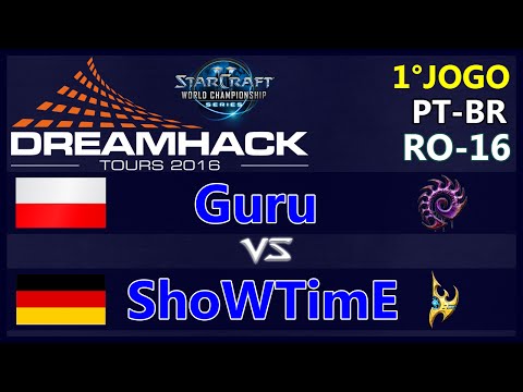 StarCraft 2 - Guru vs ShoWTimE J1 (ZvP) - RO 16 - WCS: Spring Circuit Championship [PT-BR]
