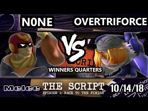 The Script - Overtriforce (Sheik) Vs. ALG | n0ne (Captain Falcon) - Smash Melee Winners Quarters