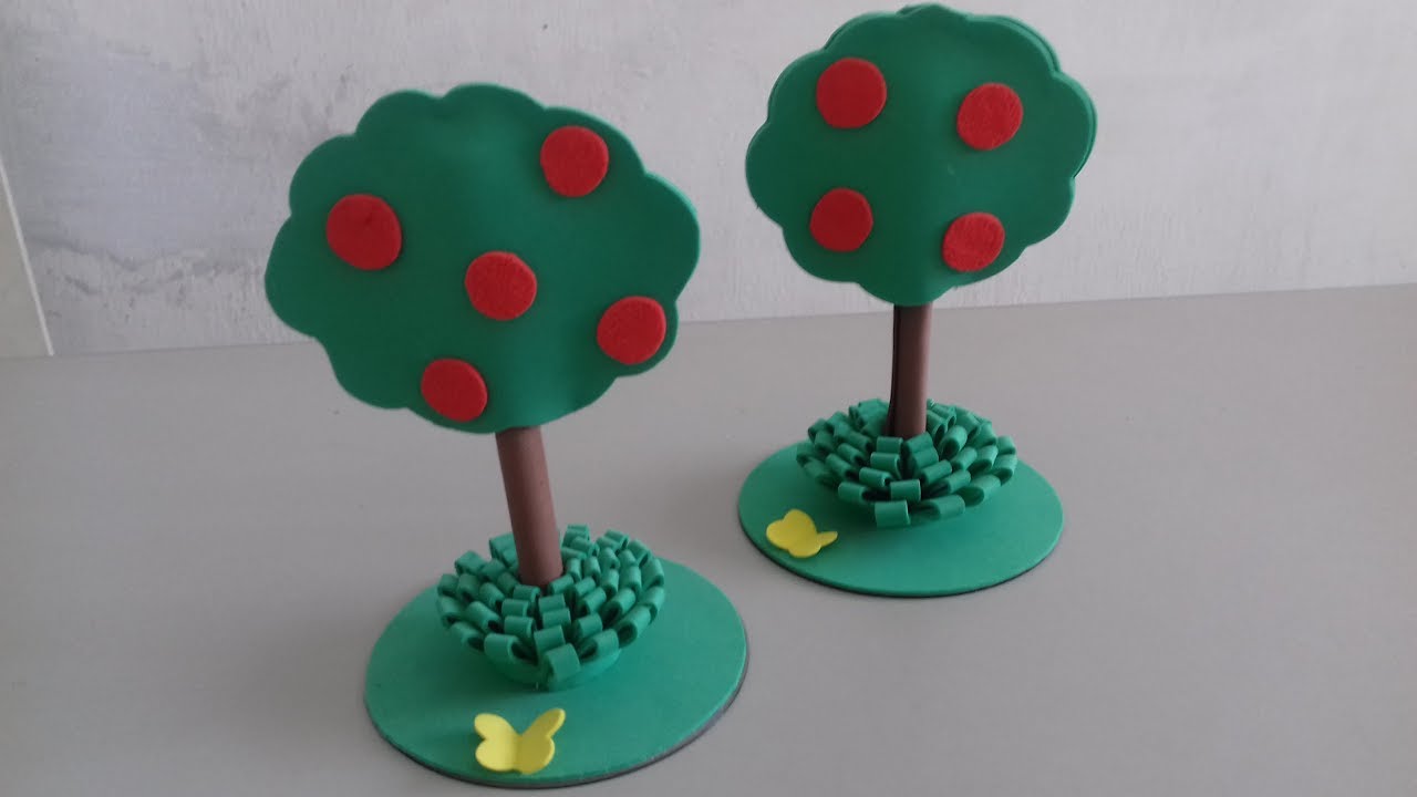 Lembrancinha para o dia da árvore (molde na descrição)