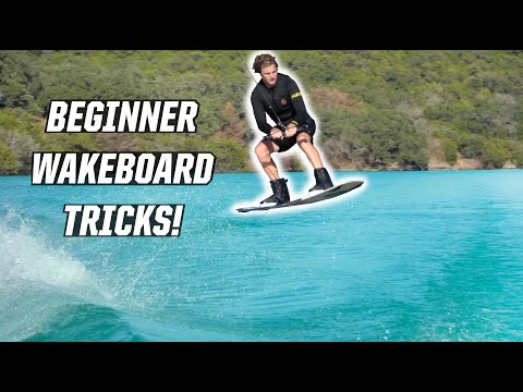 BEGINNER WAKEBOARD TRICKS! - BOAT