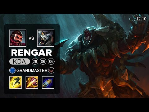 Rengar vs Graves Jungle - EUW Grandmaster - Patch 12.10 Season 12