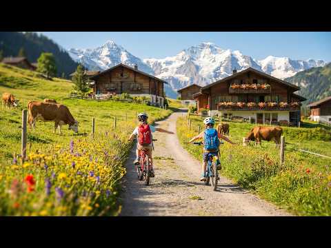 No Phones. No Rush. Just Life 🇨🇭 | Inside a Swiss Village Where Time Stands Still (4K)
