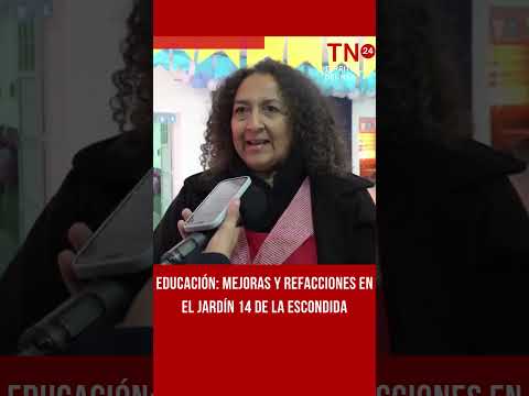 Educación: mejoras y refacciones en el Jardín 14 de La Escondida