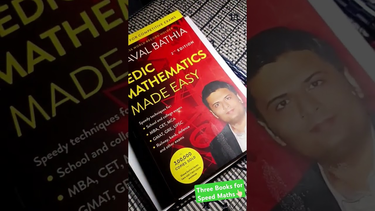 Speed maths books || Think like a maths genius || Vedic maths #vedicmaths #michaelshermer #tricks