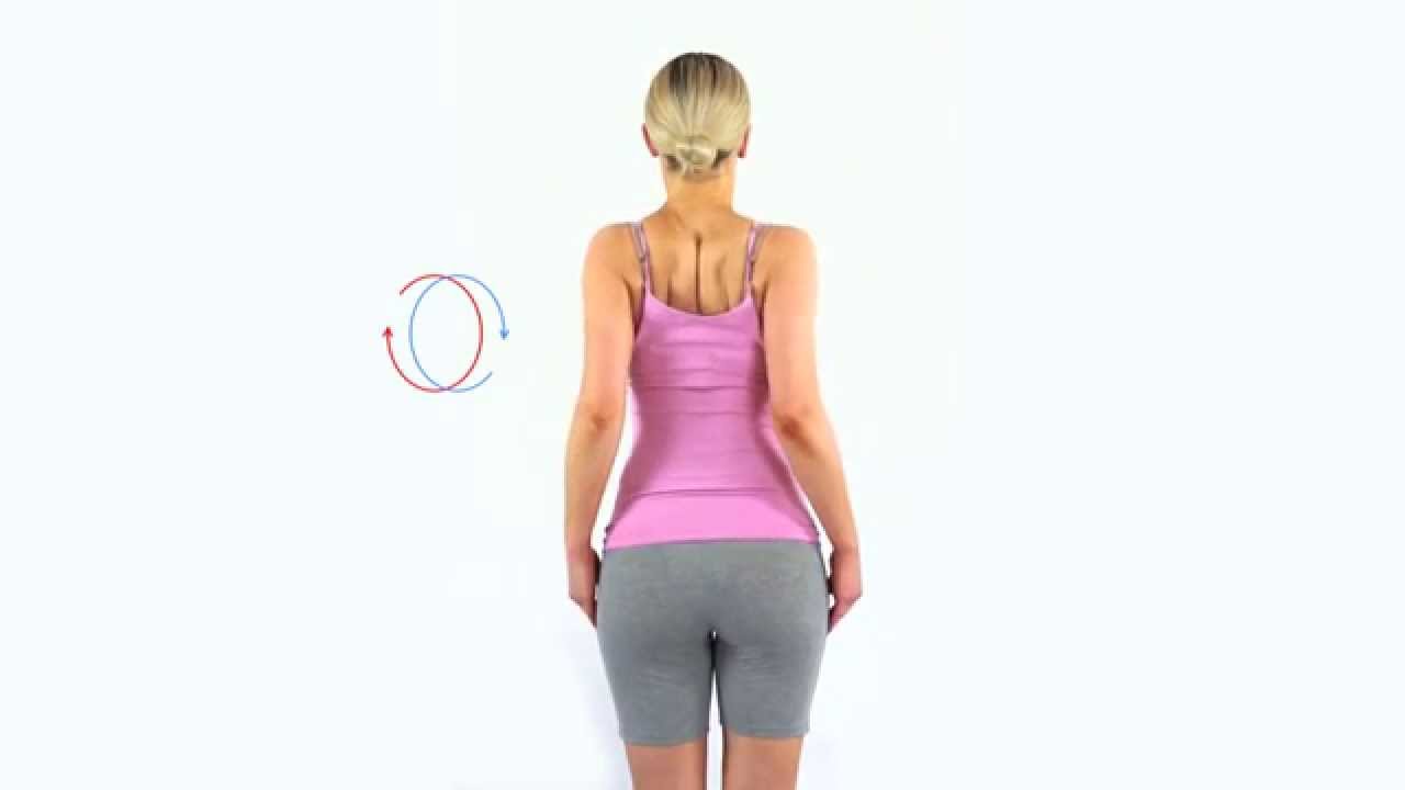 How to do shoulder rolls - YouTube