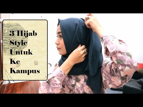 SIMPLE 3 Hijab Style Untuk Ke Kampus - Florence Octavia #10