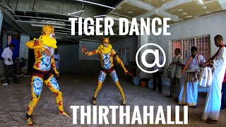 preview picture of video 'Thirthahalli  Tiger Dance #ಹುಲಿ ವೇಷ ಕುಣಿತ #ತೀರ್ಥಹಳ್ಳಿ #Tigerdance#Karnata #traditionalart'