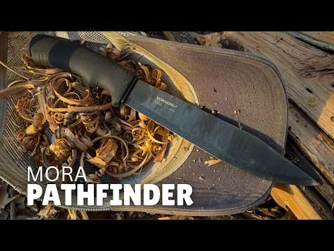 BIG Bushcraft Knife | Mora Pathfinder Review & Test
