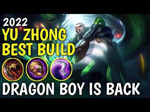 YU ZHONG BEST BUILD 2022 | TOP 1 GLOBAL YU ZHONG BUILD GUIDE | YU ZHONG OFFLANE GAMEPLAY GUIDE