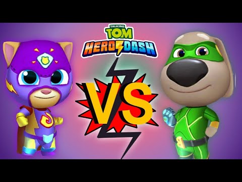 Talking Ginger VS Talking Ben - Talking Tom Hero Dash Gameplay! (Android/iOS)