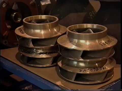 Peerless Pump Vertical Turbine Pump Assembly. Part 1