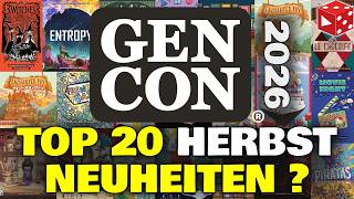 GenCon 2026: Die Top 20 Neuheiten laut BGG? - Eine Sache ist SEHR auffällig!