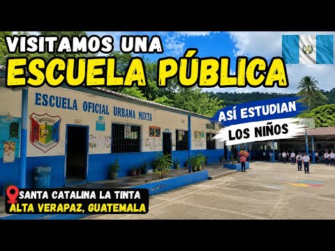 Visitamos una ESCUELA PÚBLICA | Así estudian los niños en Alta Verapaz