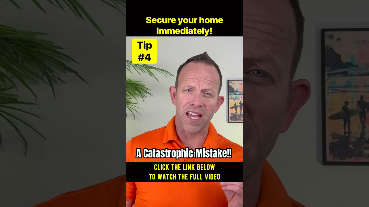 VITAL STEPS to Protect Yourself AFTER Moving into your Home #homeownership