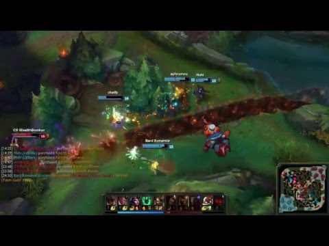 C9 Sneaky Corki 1 vs 4 Quadrakill