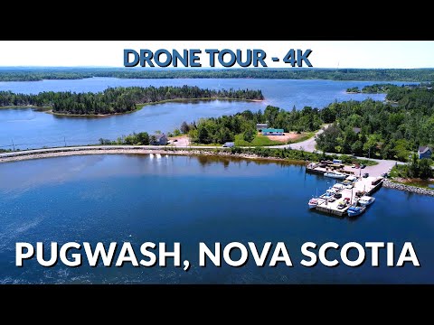 Pugwash, Nova Scotia 4K Drone Tour: Coastal Splendor with DJI Mini 2 | Maritime Beauty Unveiled