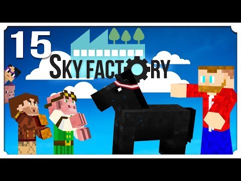 Horse Powered! - Minecraft: Sky Factory #15 [Sky Factory 4 modpack]