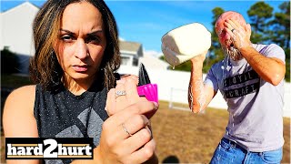 Testing Women's Self Defense Weapons | Does Milk Help Against Pepper Spray? | Go Guarded Ring Review