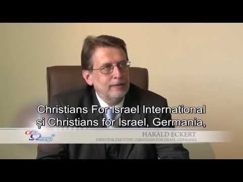 Harald Eckert (Christians for Israel, Germania, Coalitia europeana pt Israel) - despre Alfa Omega TV
