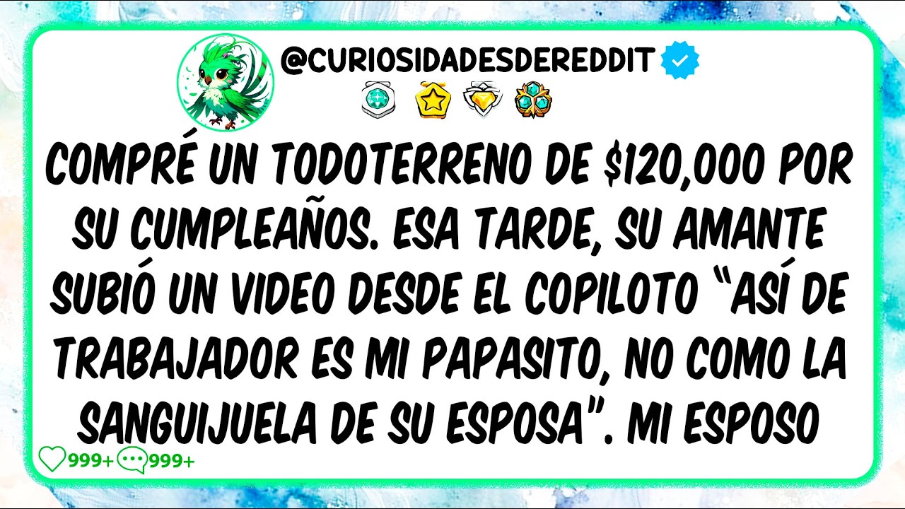 Compré un todoterreno de $120k por su cumpleaños. Esa tarde, su amante subió un video desde