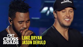 Luke Bryan &amp; Jason Derulo Perform &#39;Trumpets&#39; | CMT Crossroads